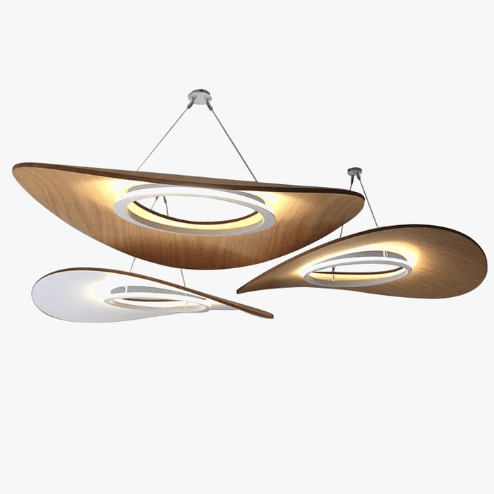 Lustre Minimaliste Moderne en Bois - Design Danois | Marco Lucetti