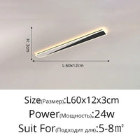 Lustre Minimaliste Nordique avec Bande Longue et Touche Créative | Marco Lucetti