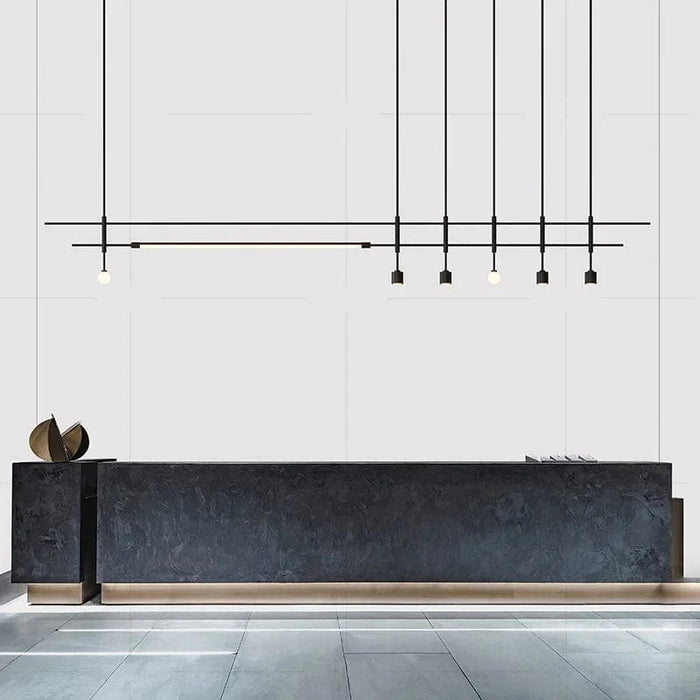 Lustre minimaliste réglable en hauteur pour tous les espaces | Marco Lucetti