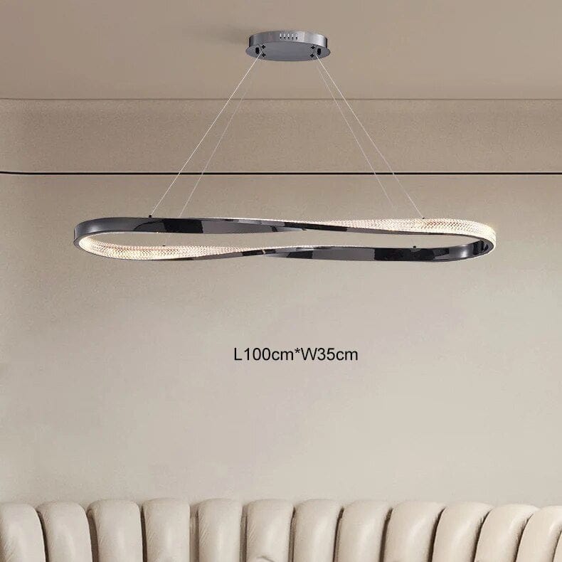 Lustre Minimaliste Salon Épuré | Marco Lucetti L100cm