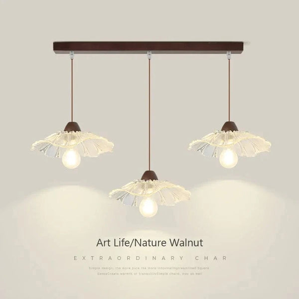 Lustre minimaliste vintage en verre de cristal pour loft japonais - Édition exclusive | Marco Lucetti
