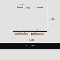 Lustre Miroir - Design Épuré | Marco Lucetti 2 têtes