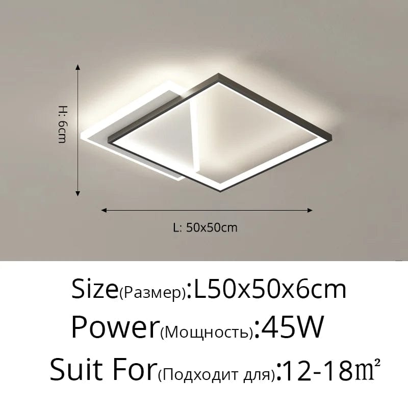 Lustre Moderne à LED pour Intérieur - Rond Luminaria Lampara | Marco Lucetti