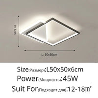 Lustre Moderne à LED pour Intérieur - Rond Luminaria Lampara | Marco Lucetti