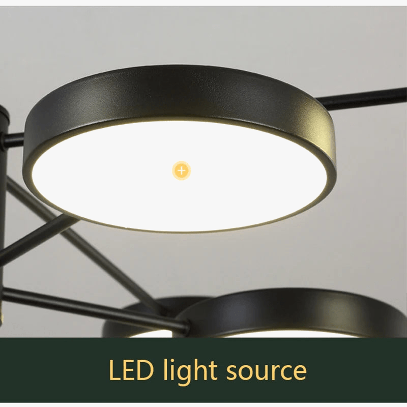Lustre moderne à leds pour un éclairage nordique créatif intérieur. | Marco Lucetti