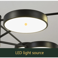 Lustre moderne à leds pour un éclairage nordique créatif intérieur. | Marco Lucetti