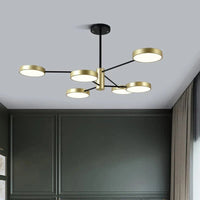 Lustre moderne à leds pour un éclairage nordique créatif intérieur. | Marco Lucetti