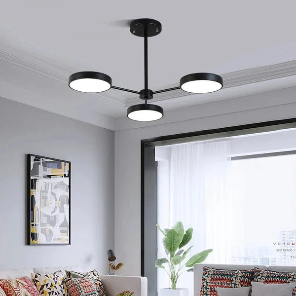 Lustre moderne à leds pour un éclairage nordique créatif intérieur. | Marco Lucetti