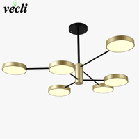 Lustre moderne à leds pour un éclairage nordique créatif intérieur. | Marco Lucetti