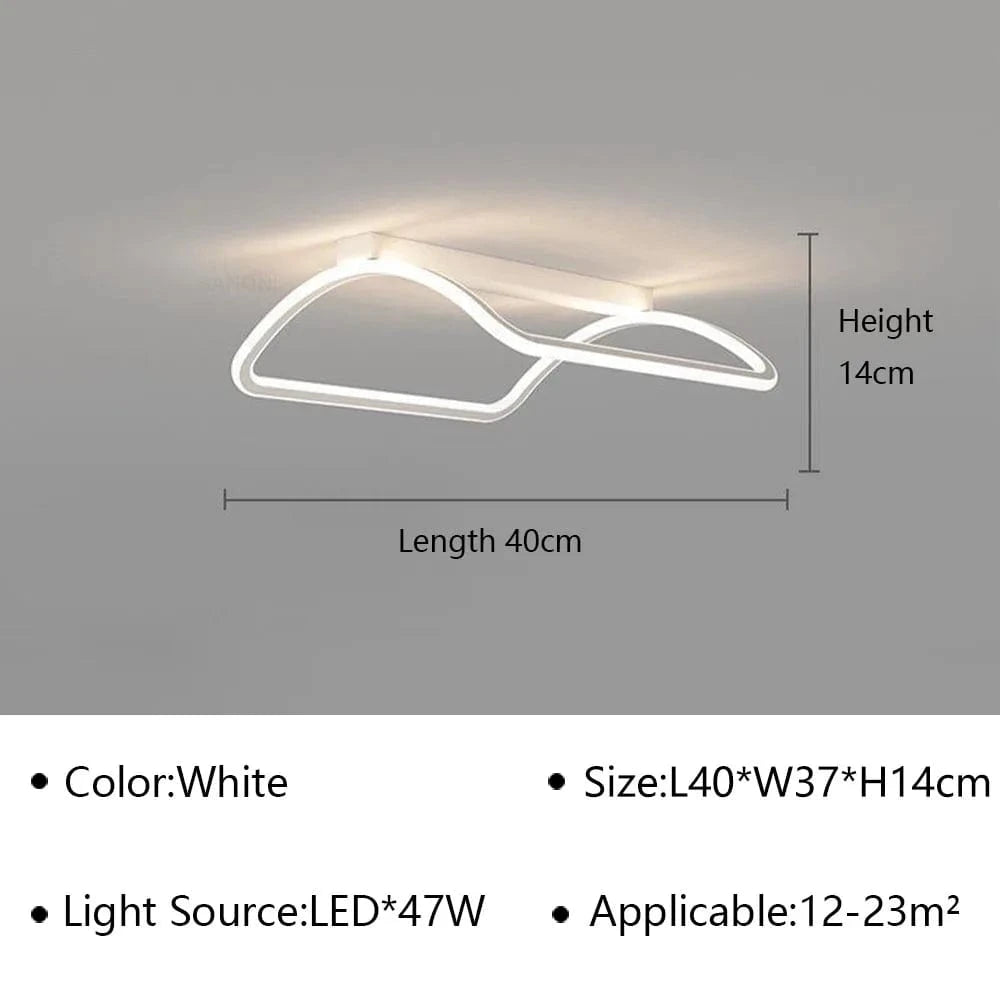 Lustre Moderne à LEDs pour une Décoration Intérieure Haut de Gamme | Marco Lucetti Blanc B D40cm / Blanc froid (pas de RC)