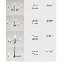 Lustre Hailey Médusa en Verre