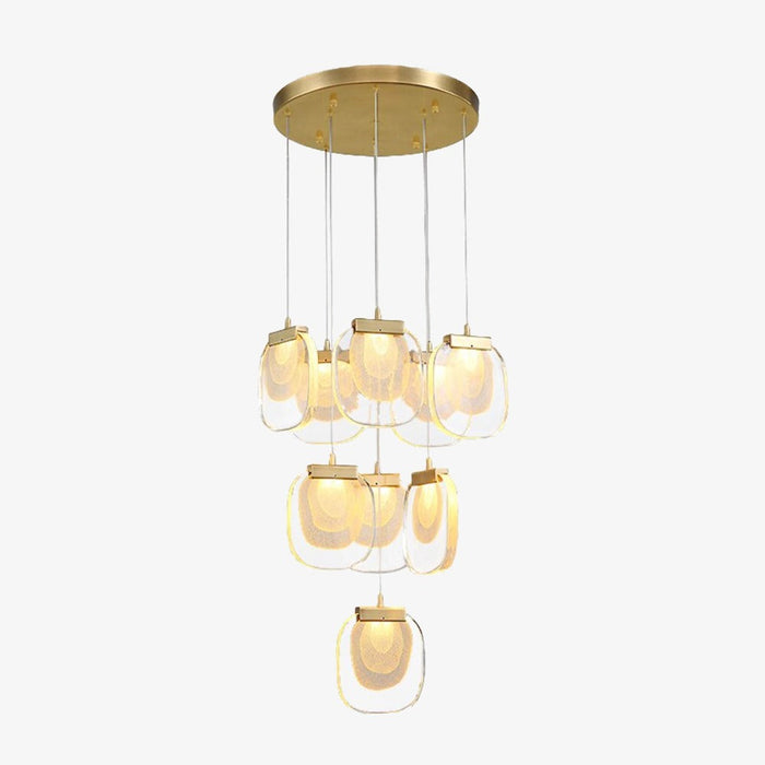 Lustre Anamy Luxury Glass Ampoules Modernes