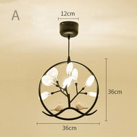 Lustre Rhym - Design Moderne avec Arbre et Oiseaux