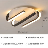 Lustre Moderne à Leds pour Décoration Intérieure