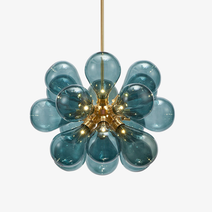 Lustre moderne à boules en verre Beans