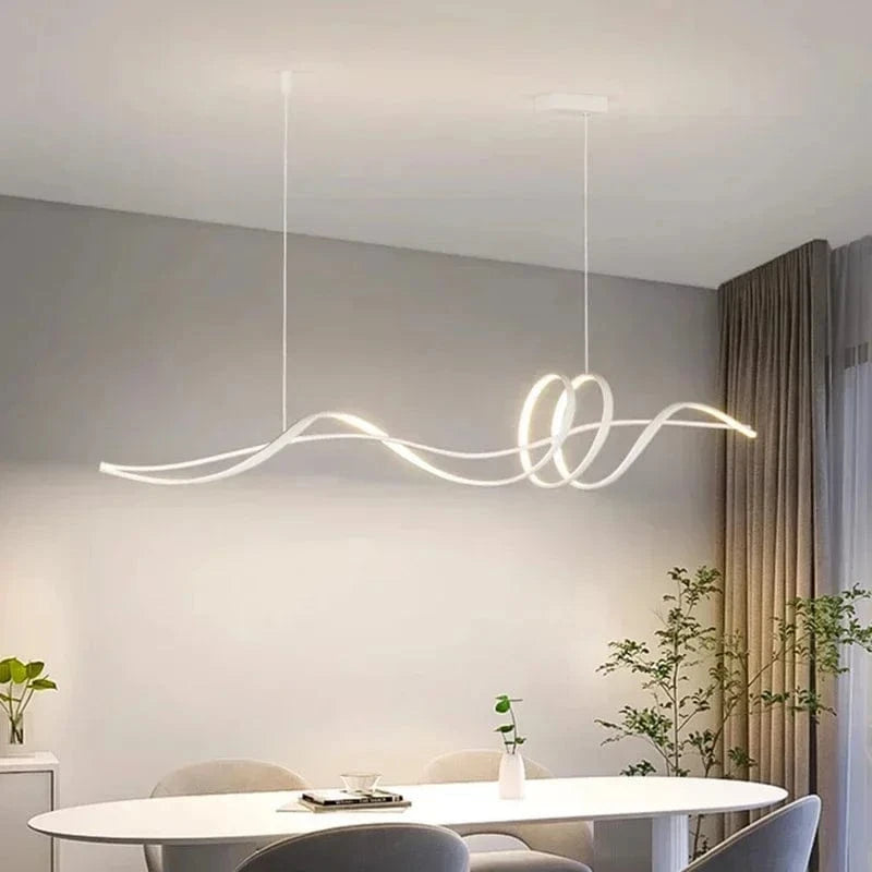 Lustre Moderne : Conseils Striptips pour un Éclairage Intérieur Épuré | Marco Lucetti Blanc / Longueur 120cm / Blanc froid 6000K