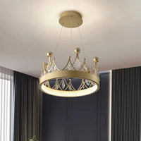 Lustre Moderne Couronne en Cristal pour Salle à Manger et Salon | Marco Lucetti