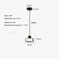 Suspension Modern Glass LED pour une Décoration Maison Innovante