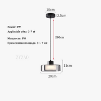 Suspension Modern Glass LED pour une Décoration Maison Innovante