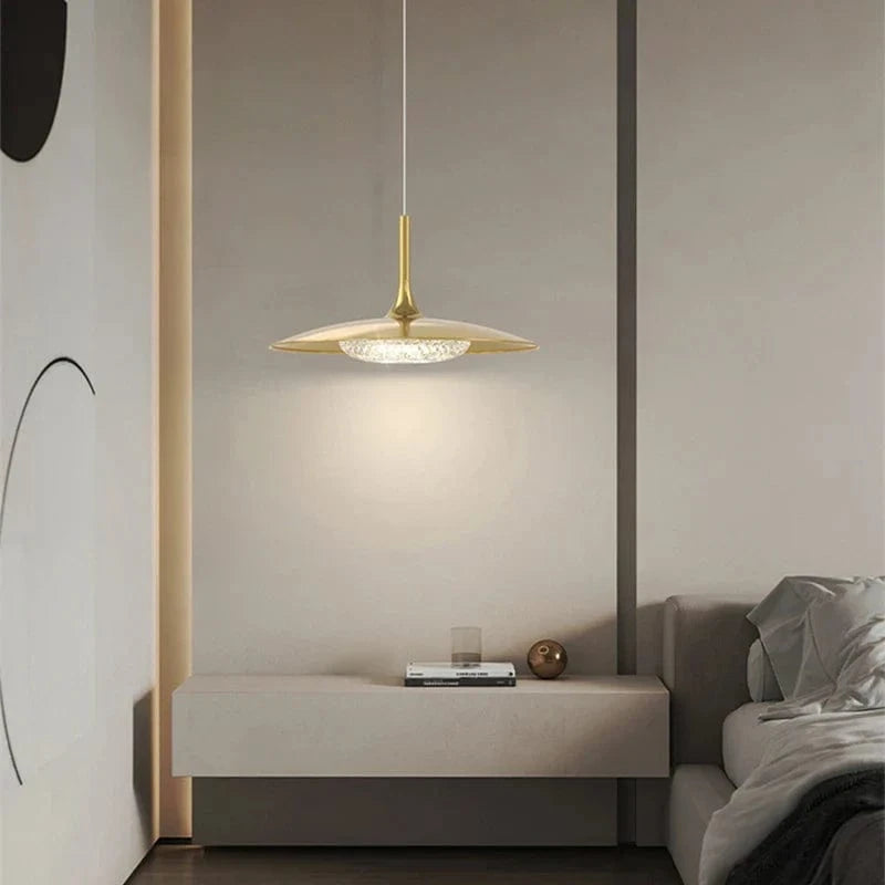 Lustre Moderne Cuivre LED - Élégance illuminée | Marco Lucetti