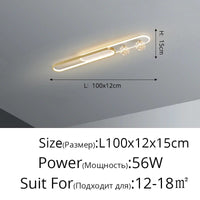 Lustre Moderne de Luxe Créatif Étoilé encastré - Longue Bande | Marco Lucetti