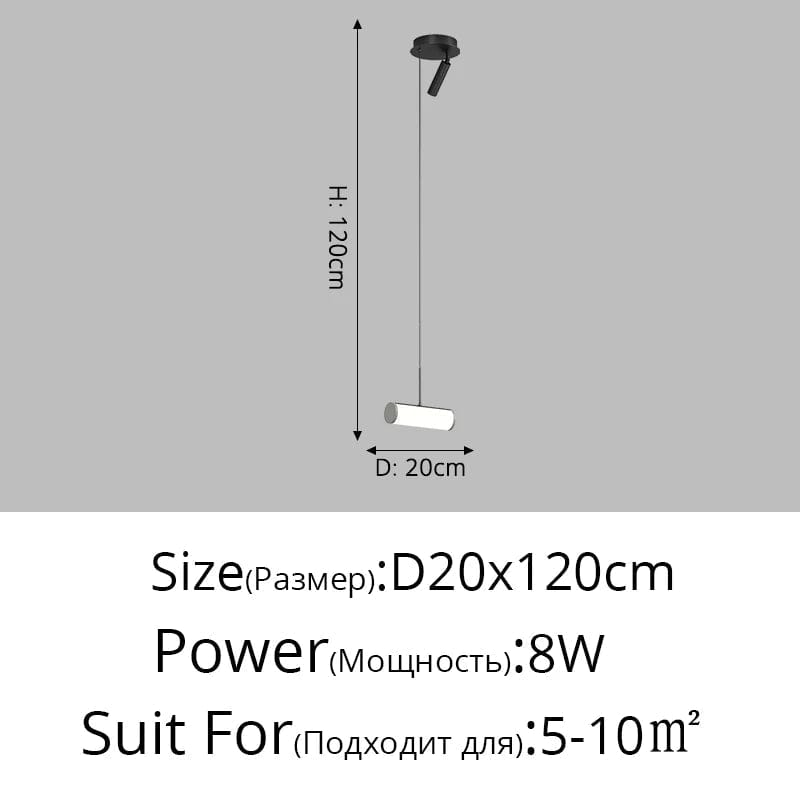 Lustre moderne de suspension de chevet luxe minimaliste | Marco Lucetti