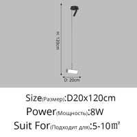 Lustre moderne de suspension de chevet luxe minimaliste | Marco Lucetti