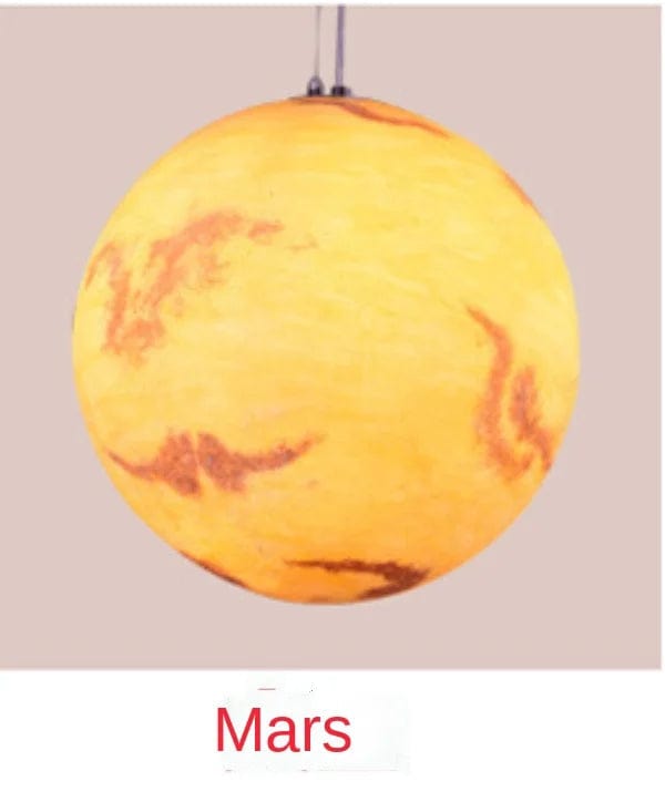 Lustre moderne en acrylique : Planète et Lune | Marco Lucetti