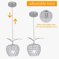 Lustre moderne en cristal pour une décoration intérieure élégante