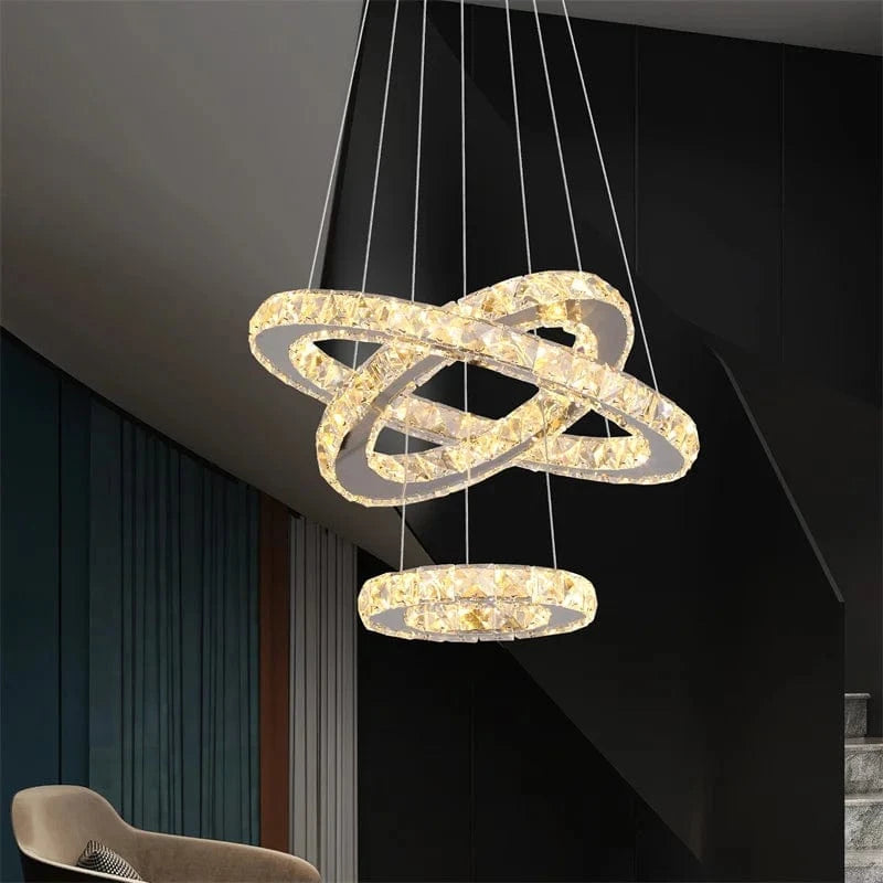 Lustre Moderne en Cristal Luxueux - Luminaires Décoratifs Haute Gamme | Marco Lucetti