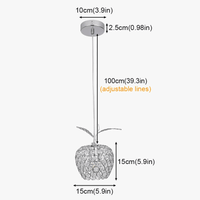 Lustre moderne en cristal pour une décoration intérieure élégante | Marco Lucetti