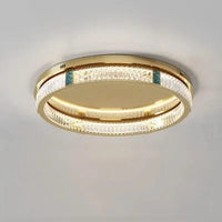 Lustre moderne en cristal rond à trois couches LED 2024 - Élégance Illuminée | Marco Lucetti 80 cm / Lumière naturelle