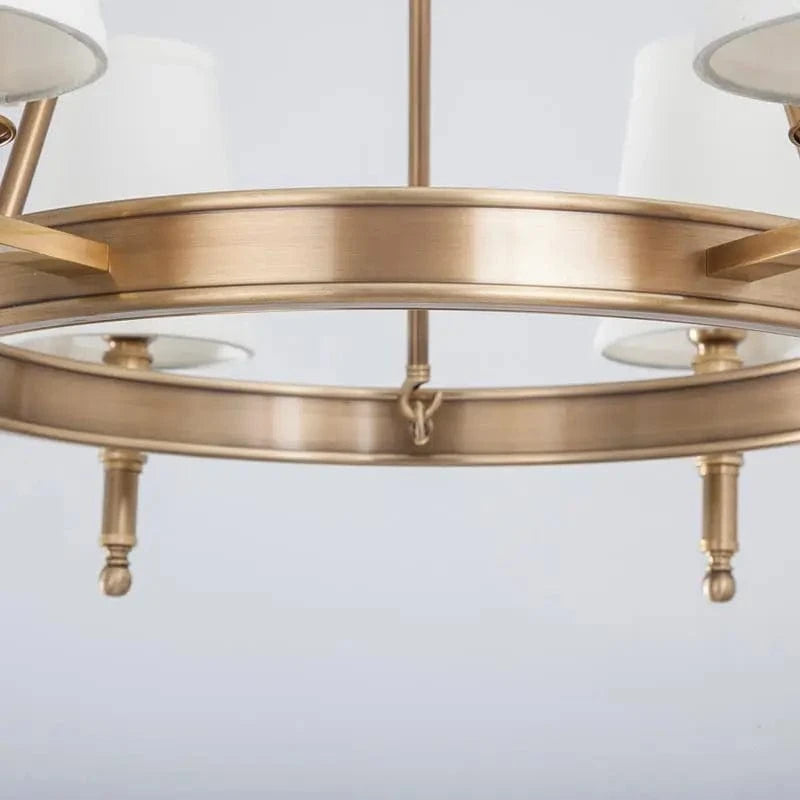 Lustre moderne en cuivre et Bronze authentique. | Marco Lucetti