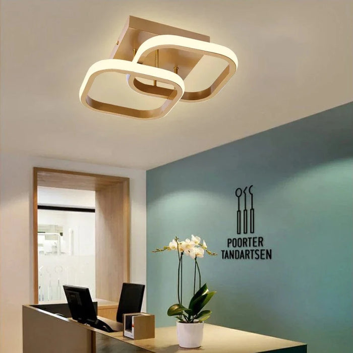 Lustre Moderne en Métal Haute Luminosité - Idéal pour Toutes les Pièces | Marco Lucetti