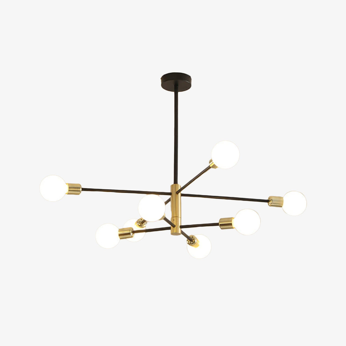 Lustre Aries Constellation - Métal Noir et Doré