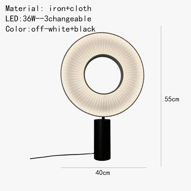 Lustre moderne Iris LED en tissu pour décoration d'hôtel