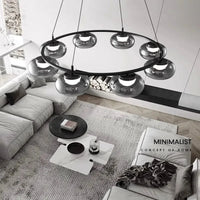 Lustre Moderne en Verre pour Cuisine et Salon - Luminaire Suspendu | Marco Lucetti