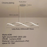 Lustre moderne en verre pour un éclairage intérieur élégant | Marco Lucetti B-argenté / Blanc froid