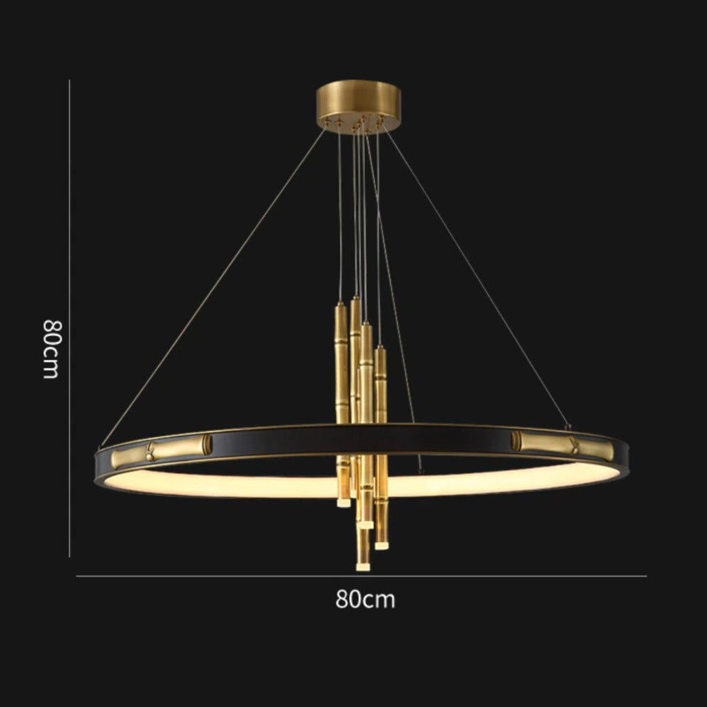 Lustre Circulaire Luxe Style Chinois Yoshi.