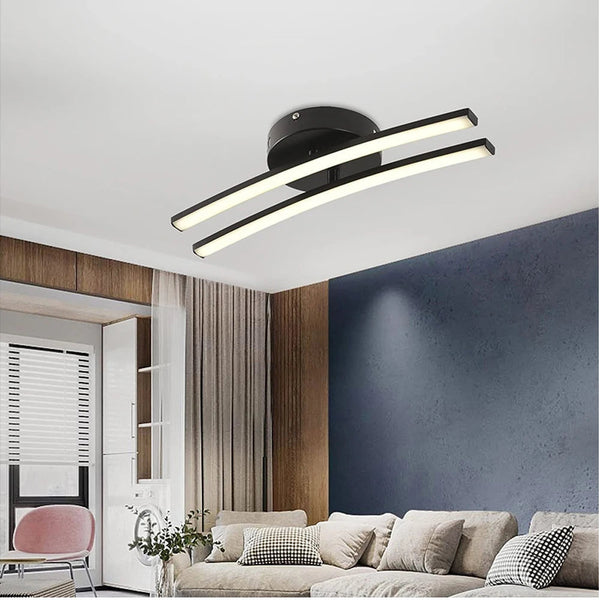 Lustre Courbé Moderne et Créatif