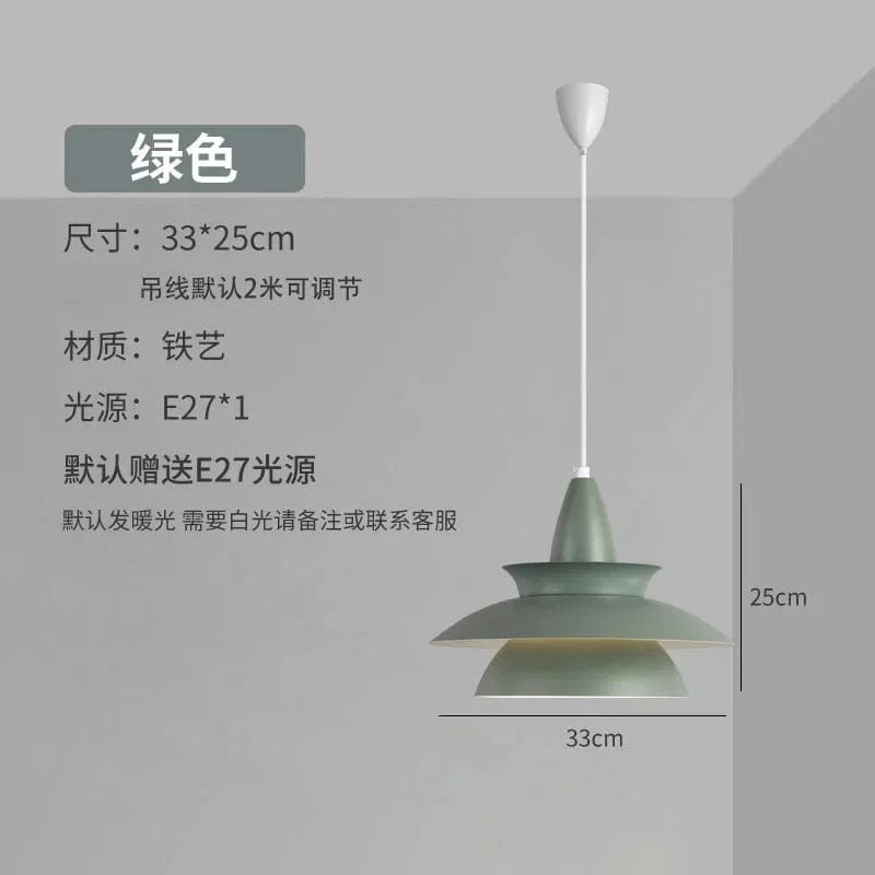 Lustre Moderne et Épuré pour Bar | Marco Lucetti Vert