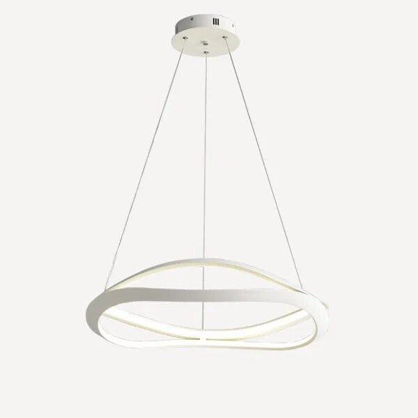 Lustre Moderne Géométrique Scandinave. | Marco Lucetti Blanc / D60cm / Chaud