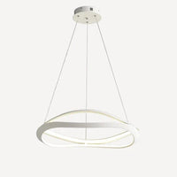 Lustre Moderne Géométrique Scandinave. | Marco Lucetti Blanc / D60cm / Chaud