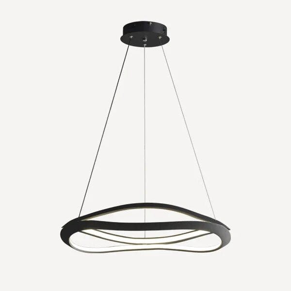 Lustre Moderne Géométrique Scandinave. | Marco Lucetti Noir / D60cm / Chaud