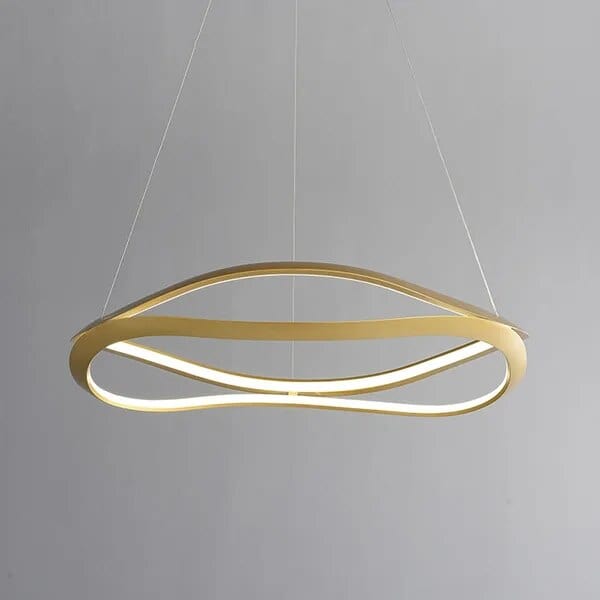 Lustre Moderne Géométrique Scandinave. | Marco Lucetti Or / D60cm / Chaud