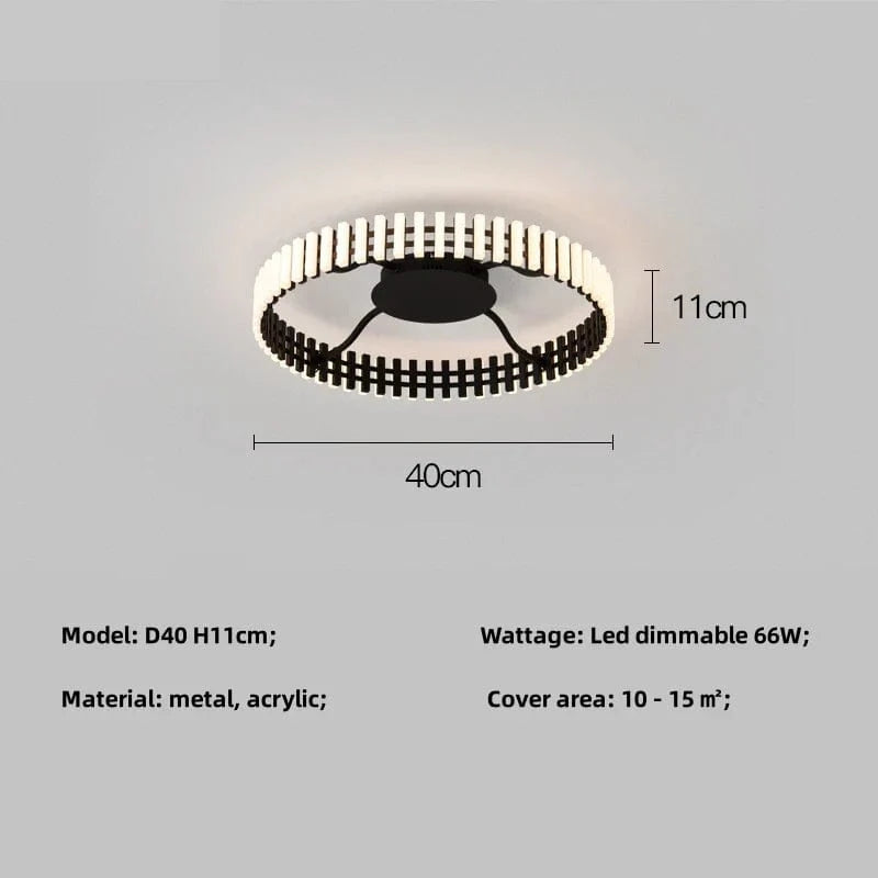 Lustre moderne LED à intensité variable - Minimalisma Luminaria | Marco Lucetti Plafond D40cm / 3 lumières à intensité variable