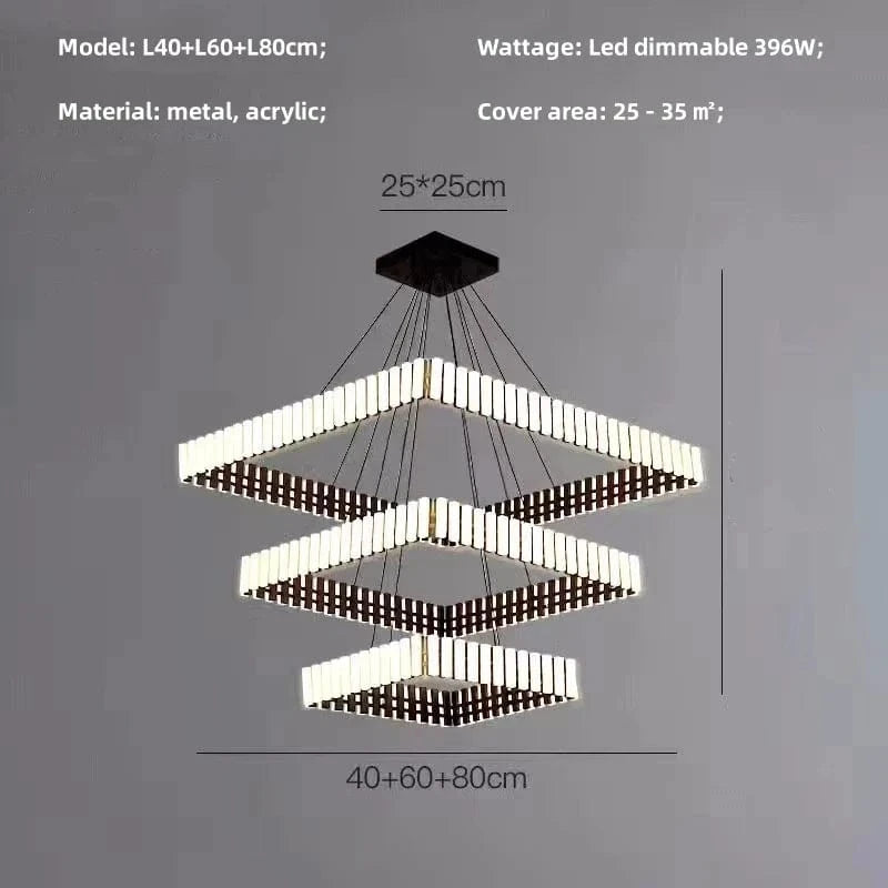 Lustre moderne LED à intensité variable - Minimalisma Luminaria | Marco Lucetti Suspension L40 60 80cm / Lumière variable à distance