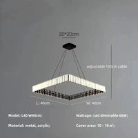 Lustre moderne LED à intensité variable - Minimalisma Luminaria | Marco Lucetti Suspension L40cm / Lumière blanche 6500K