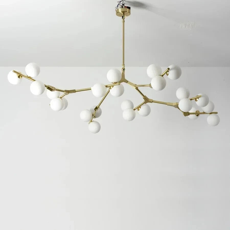 Lustre moderne LED Arbre et Verre | Marco Lucetti