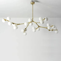 Lustre moderne LED Arbre et Verre | Marco Lucetti